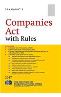 Companies Act With Rules (Paperback Pocket Edition) (2017 Edition)