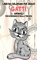 Libri da colorare per adulti - Più economico della terapia - Animali - Gatti