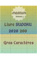 Livre Sudoku: 2020 200(5 Collection 200 Medium)