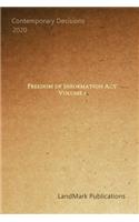 Freedom of Information Act: Volume 1