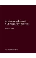 Introduction to Research in Chinese Source Materials
