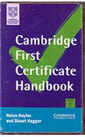 Cambridge First Certificate Handbook Cassette Set