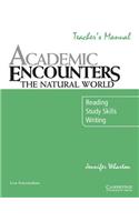 Academic Encounters: The Natural World Teacher's Manual