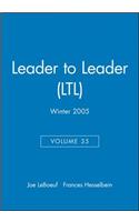Leader to Leader (Ltl), Volume 35, Winter 2005