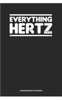 Engineering Notebook: Blank Log Book For Audio Engineer: Sound Engineer Journal Everying Hertz Hurts Gift
