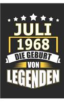 Juli 1968 Die Geburt von Legenden