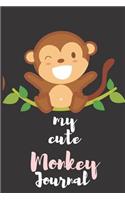 My Cute Monkey Journal