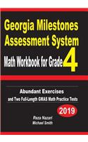 Georgia Milestones Assessment System Math Workbook for Grade 4