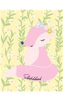 Sketchbook: Fox Sketch Book for Girls Blank Paper for Drawing, Doodling & Sketching Love Foxes