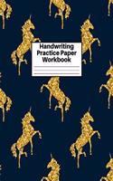 Handwriting Practice Paper Workbook