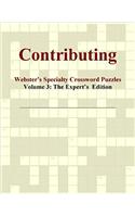 Contributing - Webster's Specialty Crossword Puzzles, Volume 3