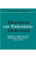 Decision on Palestine Deferred