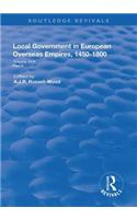 Local Government in European Overseas Empires, 1450–1800