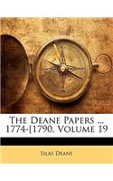 The Deane Papers ... 1774-[1790; Volume 19