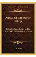 Annals of Winchester College