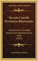 Decreta Concilii Provinciae Bituricensis
