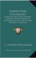 Shakespeare Psychiatry