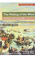 The Making of the West, Volume 2: Since 1500 & Launchpad for the Making of the West 5e (Six Month Online)