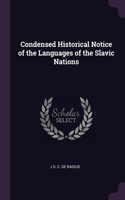 Condensed Historical Notice of the Languages of the Slavic Nations