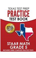 Texas Test Prep Practice Test Book Staar Math Grade 5