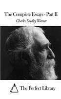 The Complete Essays - Part II: (English)
