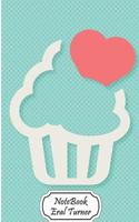 Notebook Journal Dot-Grid, Graph, Lined, Blank No Lined: Heart Cupcake: Small Pocket Notebook Journal Diary, 120 Pages, 5.5- X 8.5- (Blank Notebook Jo