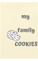 notebook my family Cookies