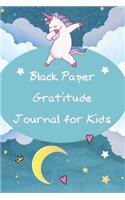 Black Paper Gratitude Journal for Kids