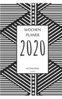 Wochenplaner 2020 mit Einkaufsliste