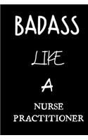 badass like a nurse practitioner: small lined New Job Quote Notebook / Travel Journal to write in (6'' x 9'') 120 pages