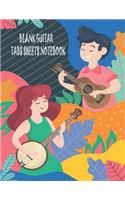 Blank Guitar Tabs Sheets Notebook