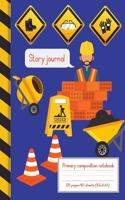 Primary composition notebook 120 pages (60 sheets) 8.5x11 (A4) Story journal