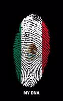 My DNA: Diary For Dreamers, Notebook To Record Dreams, Guided Dream Journal Log Book For Mexico Lovers, Mexicans And People With Mexican Roots (8.5 x 11; 12