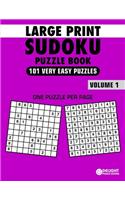 Large Print Sudoku Puzzle Book Very Easy