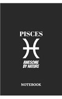 Pisces Awesome by Nature Notebook