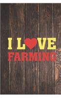 I Heart Love Farming - Farm Farmer Journal