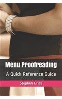 Menu Proofreading