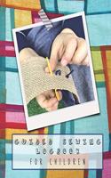 Guided sewing logbook for children