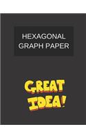 hexagonal graph paper great idea!