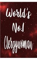 World's No.1 Clergywoman: The perfect gift for the professional in your life - Funny 119 page lined journal!