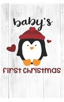 Baby's First Christmas: Christmas Gift Journal / Notebook / Diary - Great Present