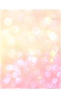 Notebook: Wide-Ruled, Notebook, 110 Pages, Full Size (8.5 X 11 Inches), Large, Glossy Cover, Design on Front and Back