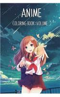 Anime Coloring Book
