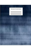 Shadow Notebook Journal, Diary and Sketch Book with Blank Pages (8.5 x 11) (Texture Notebook)