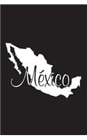 Mexico - Black Lined Notebook with Margins: 101 Pages, Medium Ruled, 6 x 9 Journal, Soft Cover