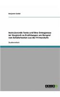 Instruierende Texte und ihre Ontogenese im Vergleich zu Erzählungen am Beispiel von Schülertexten aus der Primarstufe