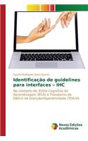 Identificação de guidelines para interfaces - IHC