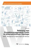 Relevanz von Projektmanagement/-Tools in österreichischen Startups