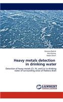 Heavy metals detection in drinking water