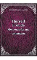 Hurrell Froude Memoranda and Comments